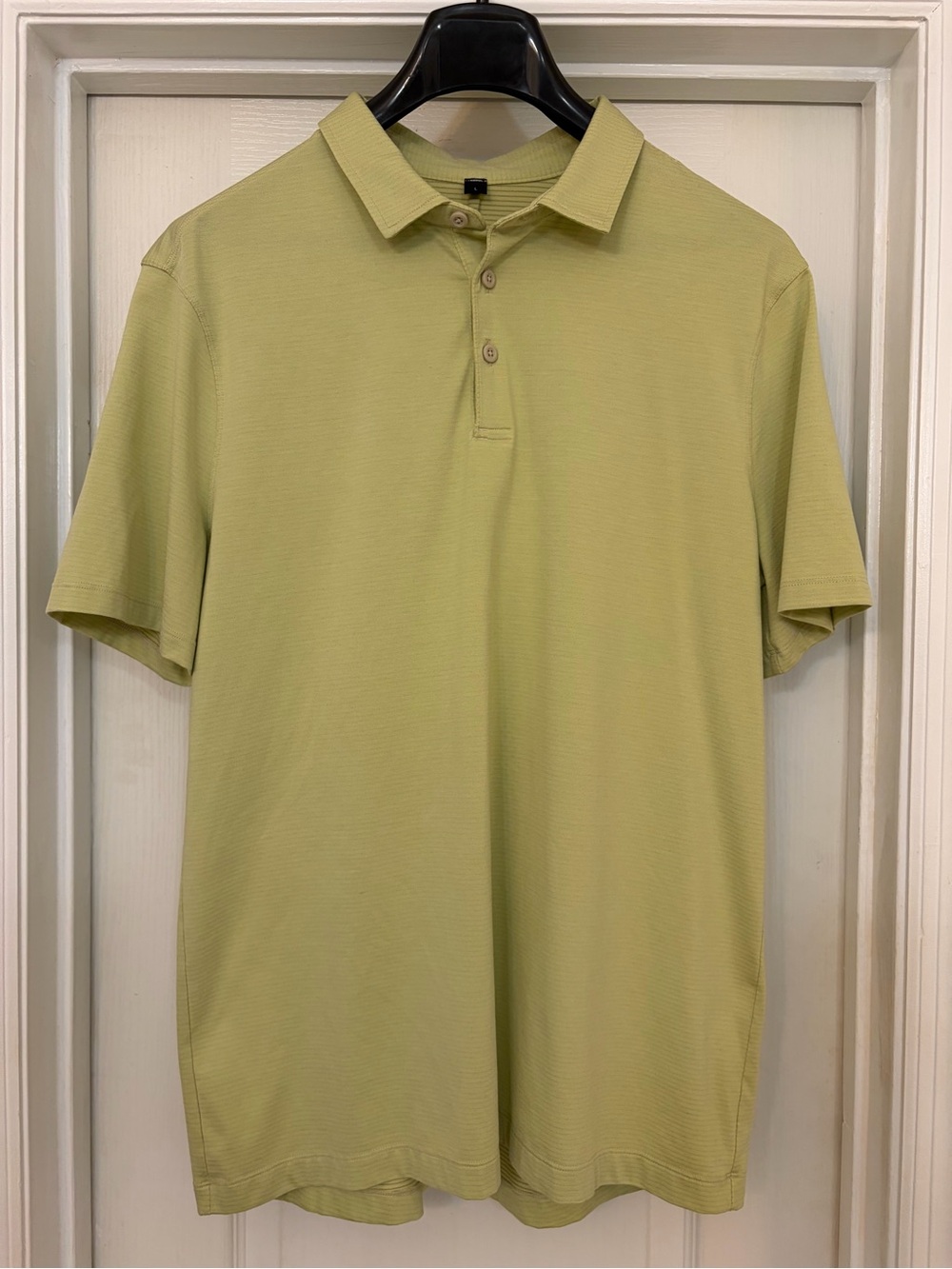 Lululemon Men’s Polo Golf Shirt Green Short Sleeve Athletic Casual Size Large